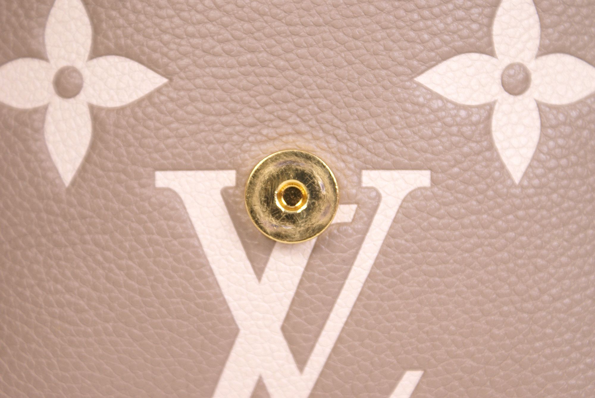 Louis Vuitton Louis Vuitton Tiny Backpack Monogram Empreinte Beige Cream Size ONE SIZE - 5 Thumbnail