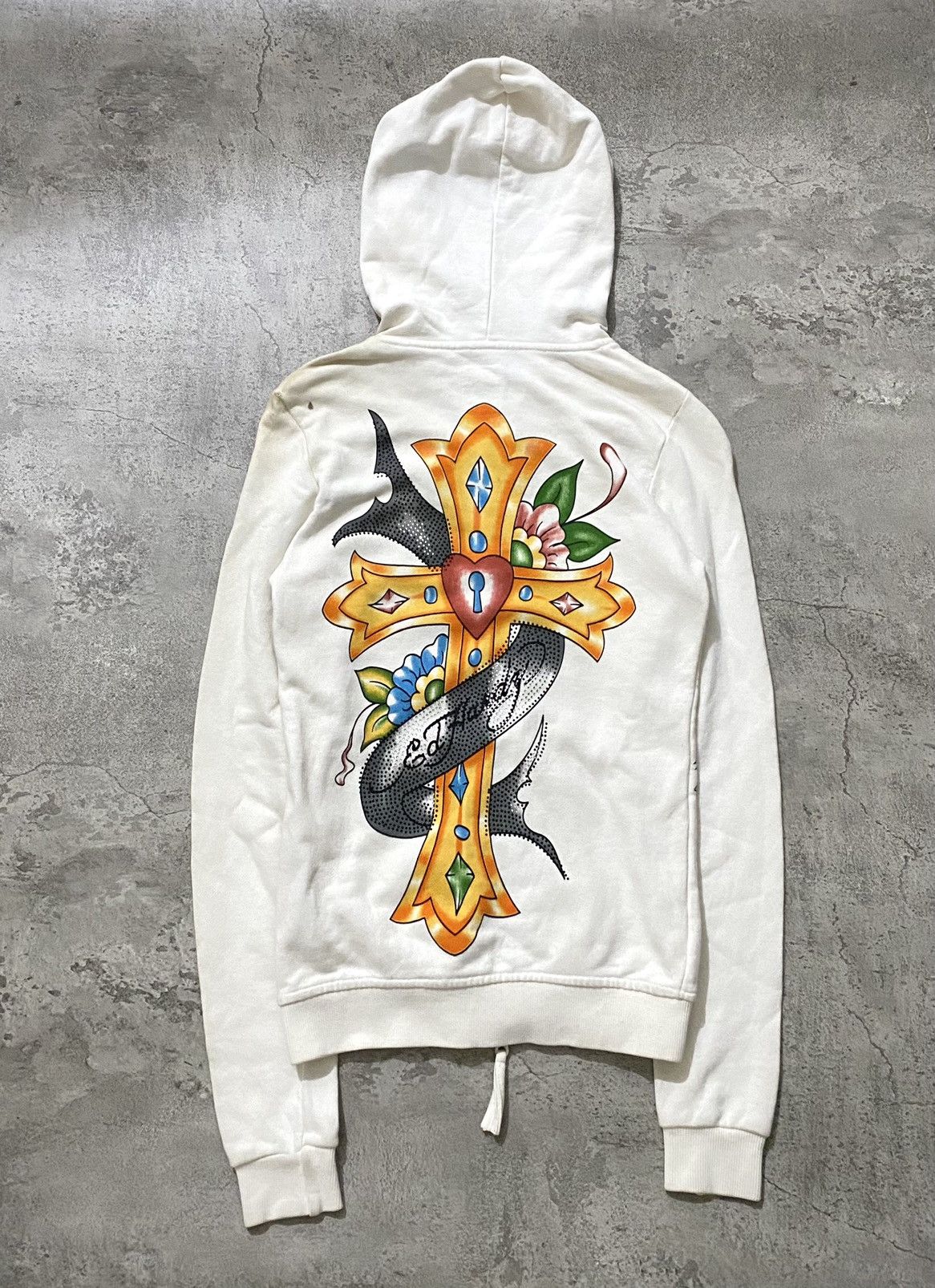 Ed Hardy Vintage Y2k Ed Hardy Zip Hoodie Size US XS / EU 42 / 0 - 2 Thumbnail