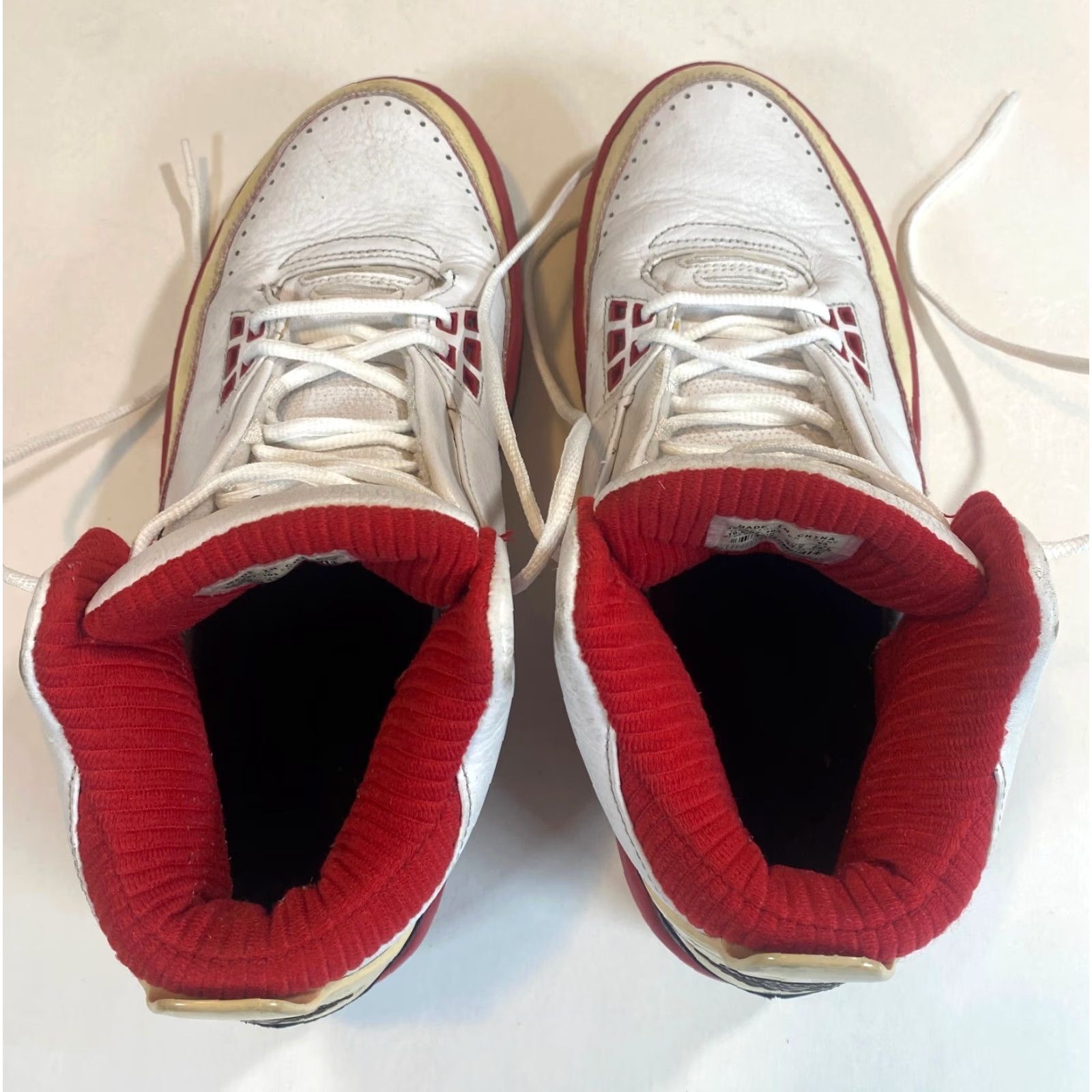 Nike VINTAGE Nike Air Jordan 2.5 Retro Team White Varsity Red 331987-103 USA 10.5 Mens Sneaker High Top Shoes Size US 10 / EU 43 - 7 Thumbnail