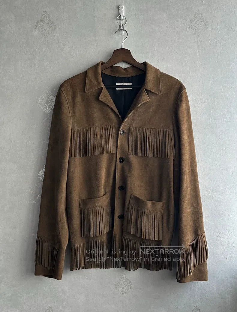 Saint Laurent Paris Saint Laurent Paris Suede Fringe Jacket i Size US M / EU 48-50 / 2 - 1 Thumbnail