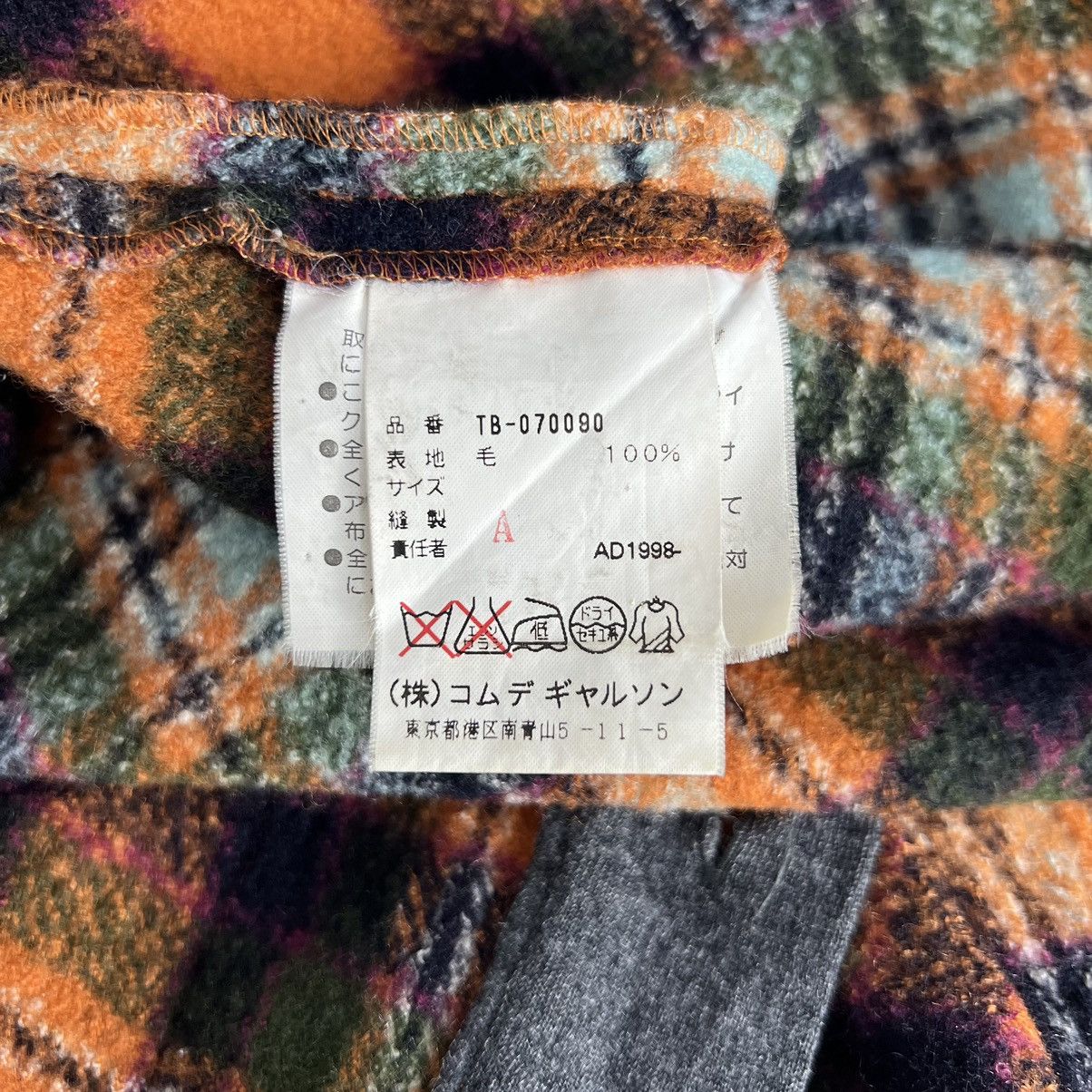 Comme des Garcons Vintage Comme des Garcons SS1997 Plaid Wool Jacket Size L / US 10 / IT 46 - 7 Thumbnail