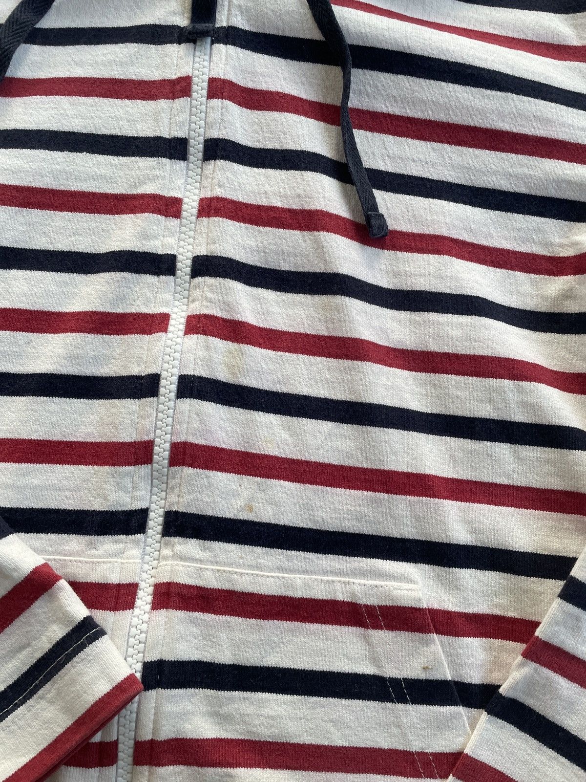 Helly Hansen × Vintage VINTAGE STRIPES HELLY HANSEN MIDZIPPER HOODIE Size US S / EU 44-46 / 1 - 4 Thumbnail