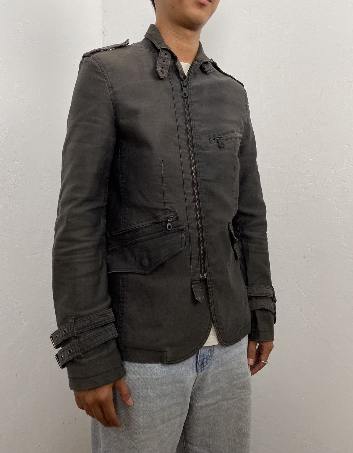 If Six Was Nine × Japanese Brand × Morgan Homme Morgan homme punk biker jacket Size US M / EU 48-50 / 2 - 5 Thumbnail