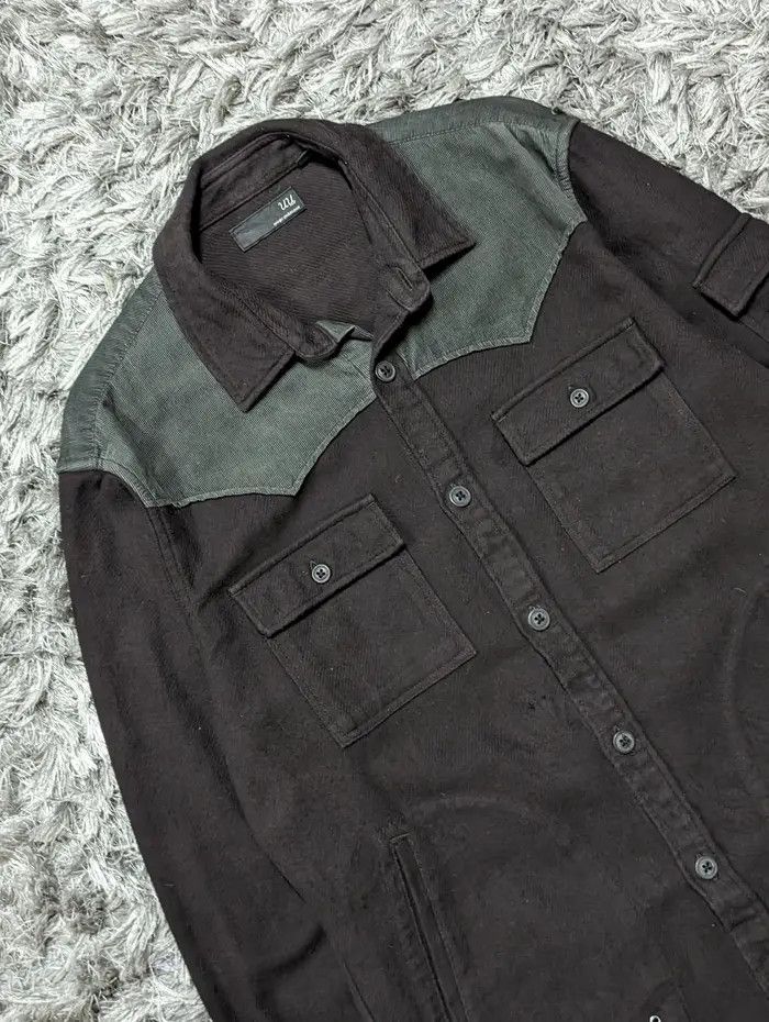 Jun Takahashi × Undercover × Uniqlo Undercover x Uniqlo Button Ups Shirts Jacket Velvet Denim Size US M / EU 48-50 / 2 - 4 Thumbnail