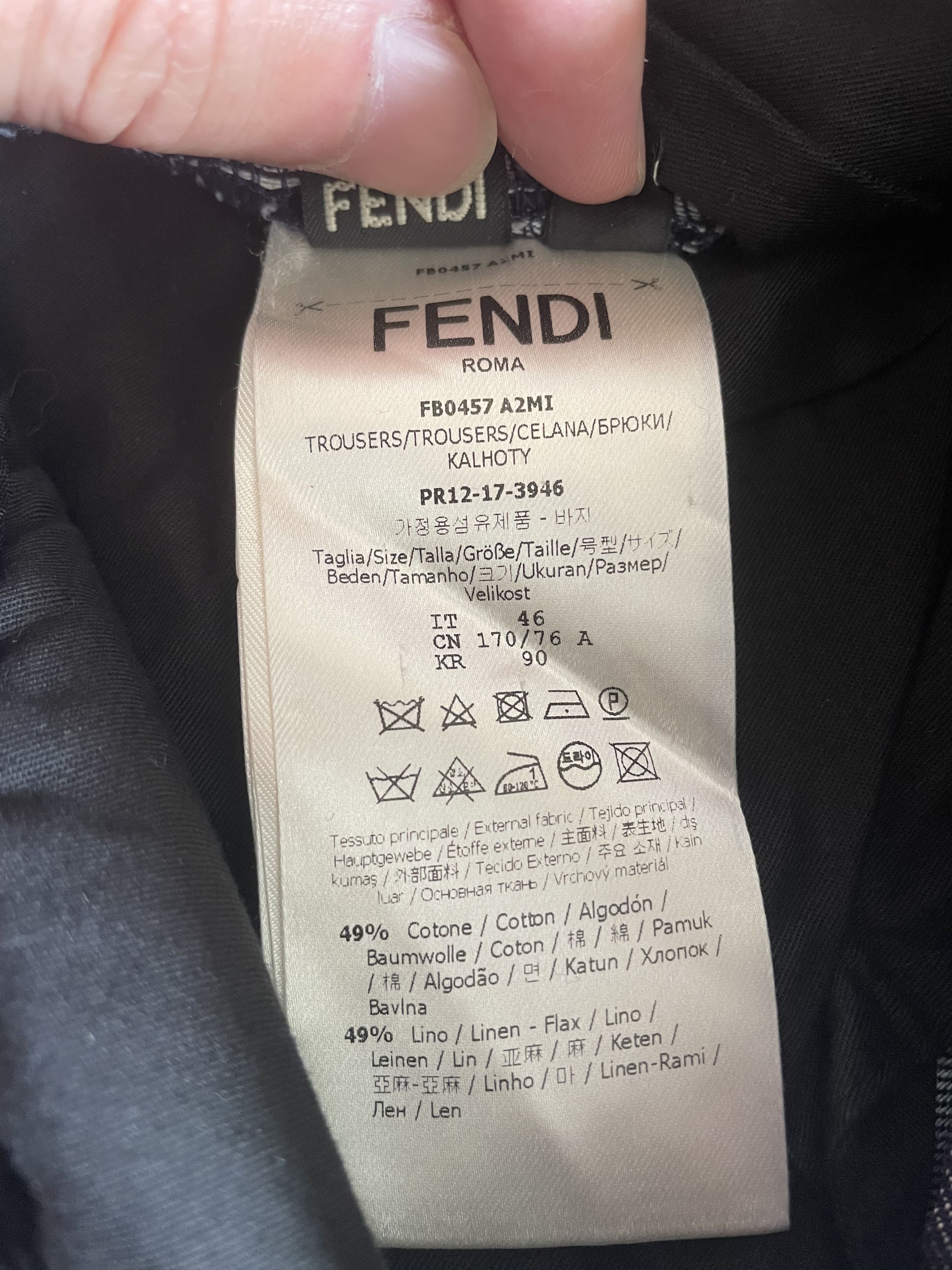 Fendi FENDI blue casual jeans size 46/30 Size US 30 / EU 46 - 8 Thumbnail