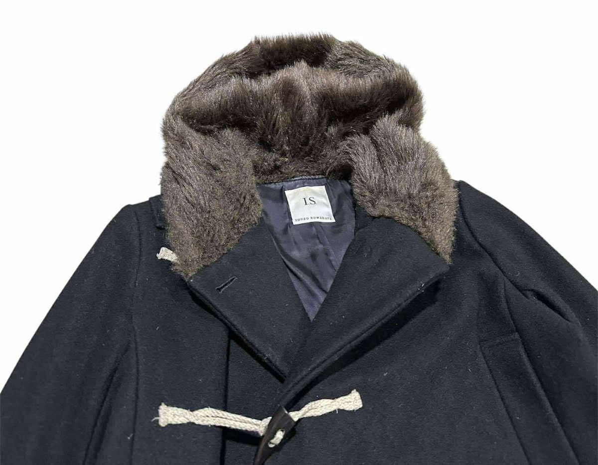 Issey Miyake 🔥Rare Vintage IS Sunao Kuwahara Wool Duffle Coat Fur Collar Size US S / EU 44-46 / 1 - 14 Thumbnail
