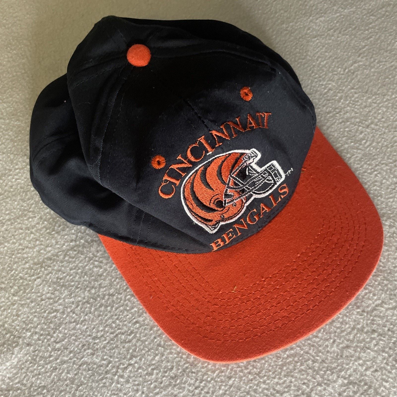 Other Vintage Cincinnati Bengals Hat AJD Snapback 90s NFL Logo Size ONE SIZE - 6 Thumbnail