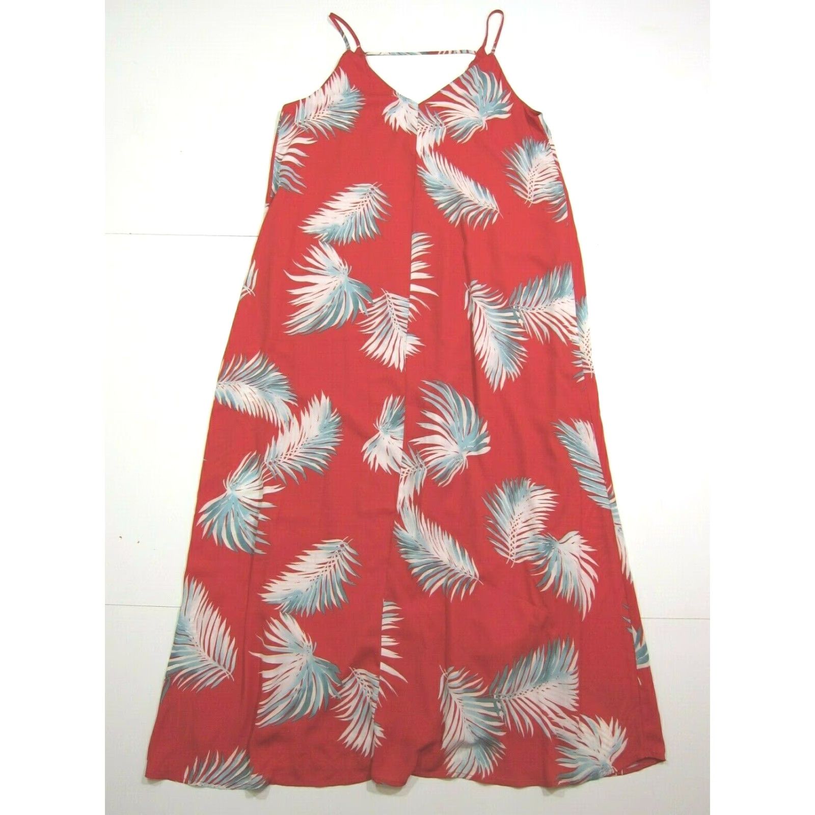 Forever 21 Forever 21 Dress Women's Floral Maxi Red Blue White Sleeveless Spaghetti Strap Long Maxi Dress M Size M / US 6-8 / IT 42-44 - 2 Thumbnail