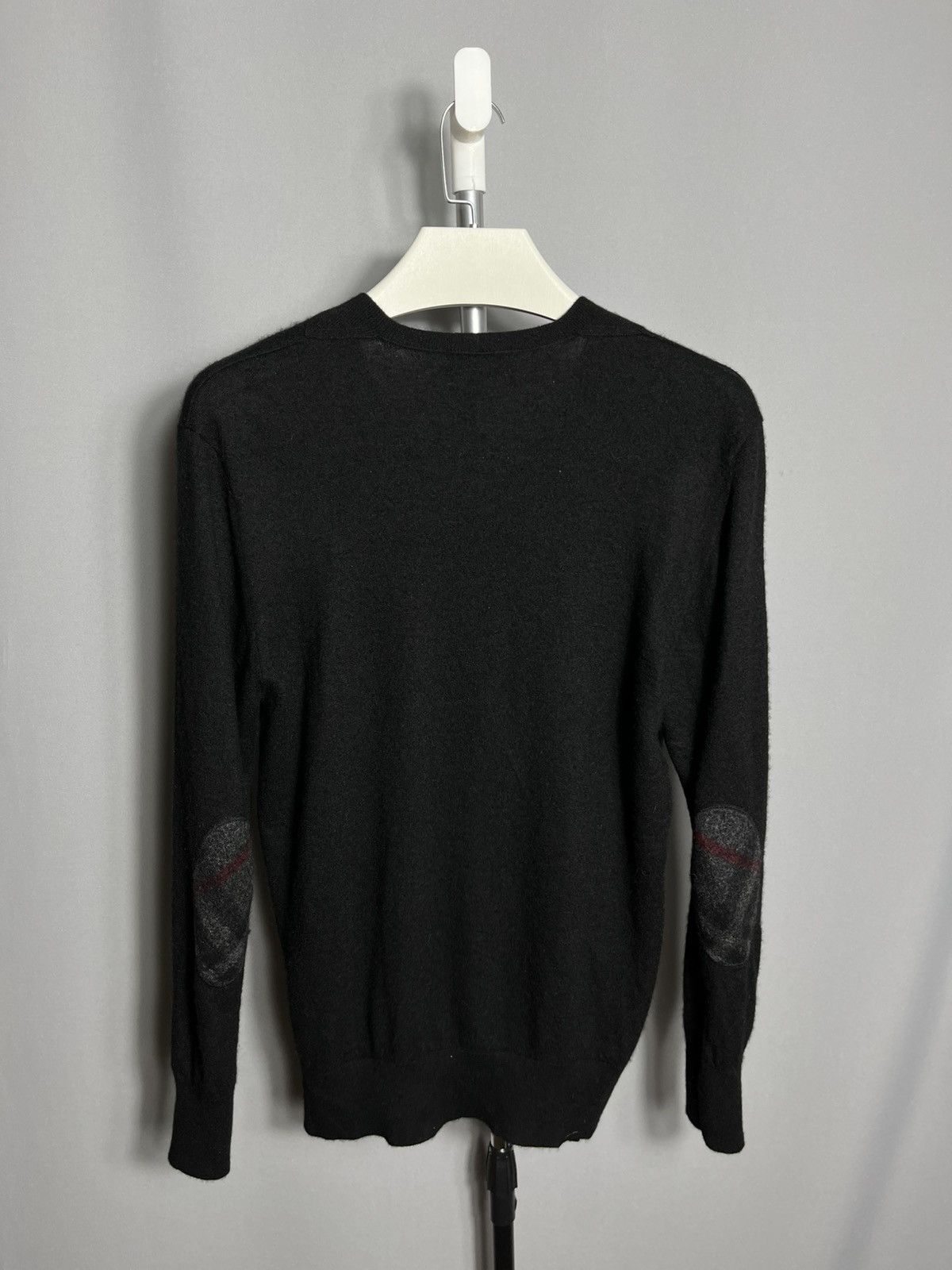 Burberry Burberry Cashmere Sweater Black V-neck long sleeve knit Size XL / US 12-14 / IT 48-50 - 6 Thumbnail