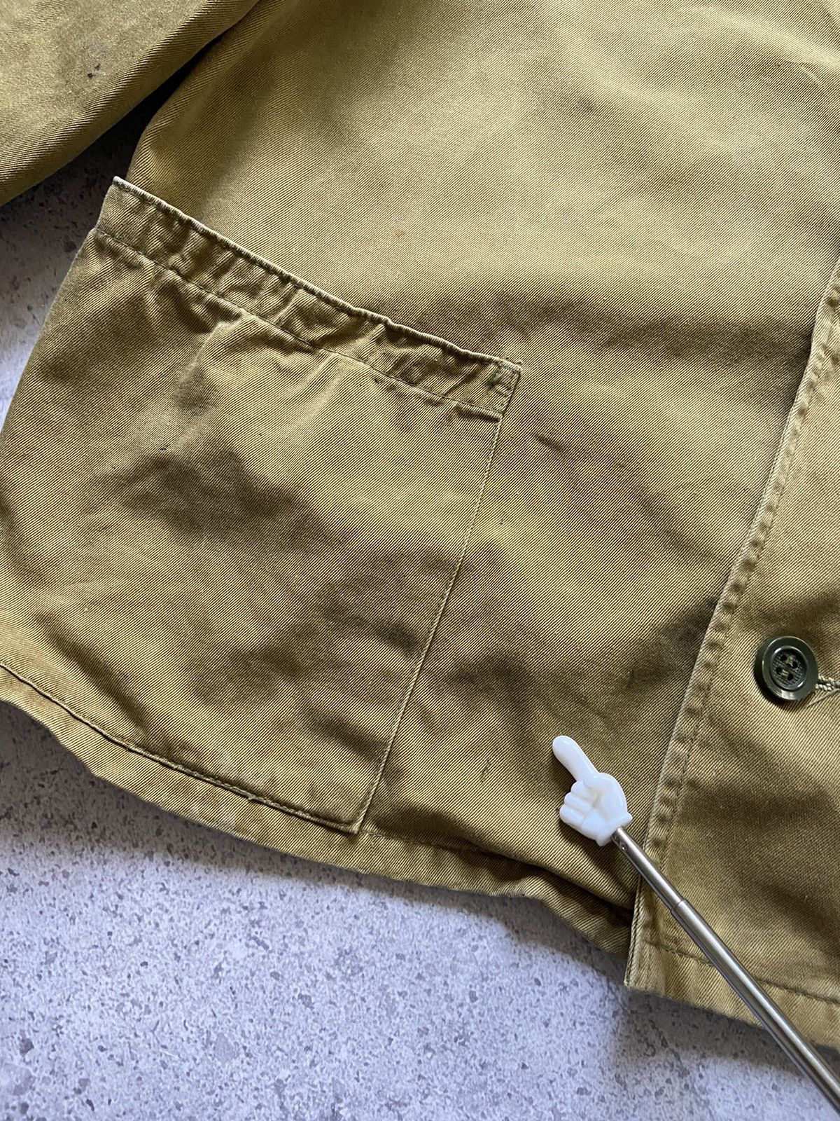 Vintage THRASHED 70s Work Jacket Workwear Vintage Distressed Size US M / EU 48-50 / 2 - 7 Thumbnail