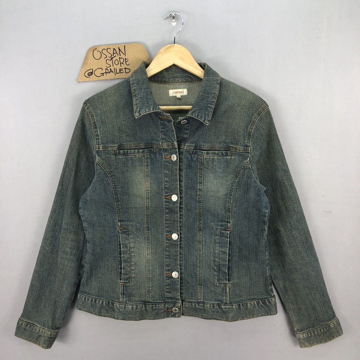 Japanese Brand Vintage Japanese Brand OiModel Denim Jacket Size S / US 4 / IT 40 - 1 Thumbnail