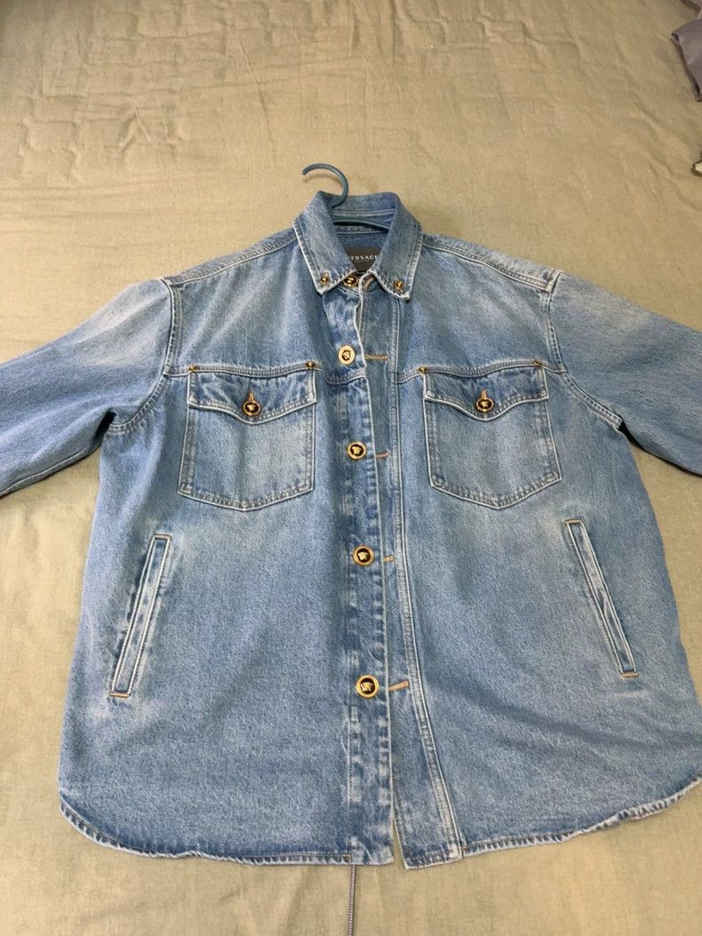 Versace Versace Denim shirt coat Size US M / EU 48-50 / 2 - 1 Thumbnail