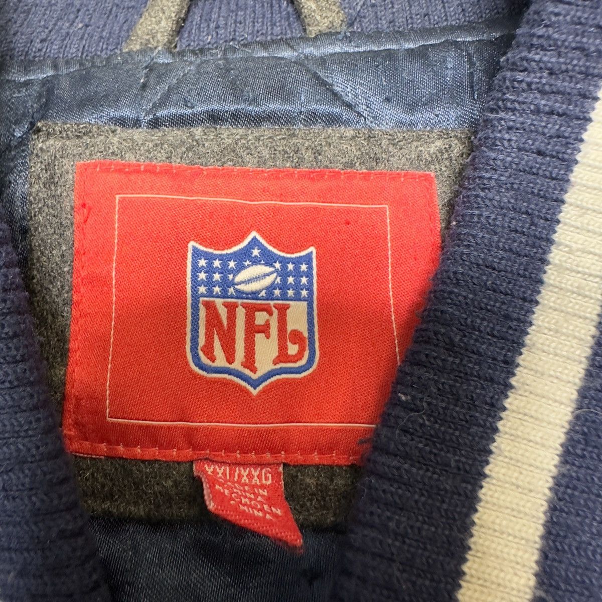 NFL Vintage New England Patriots varsity jacket Size US XXL / EU 58 / 5 - 4 Thumbnail