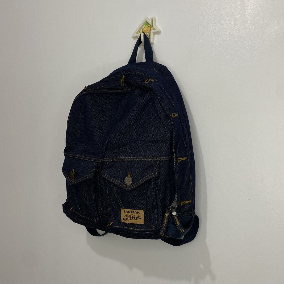Eastpak Jean Paul Gaultier Eastpack Jean Paul Gaultier Denim Backpack Grailed