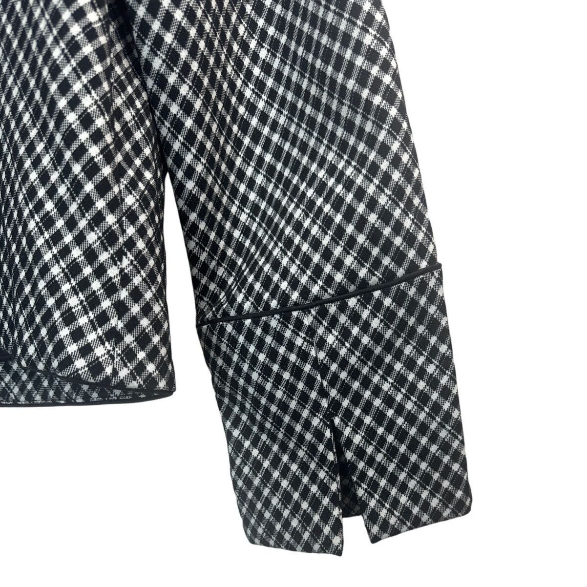 Spanx NWT Spanx Ponte Jacquard Plaid Lady Jacket Black White Size L / US 10 / IT 46 - 7 Thumbnail