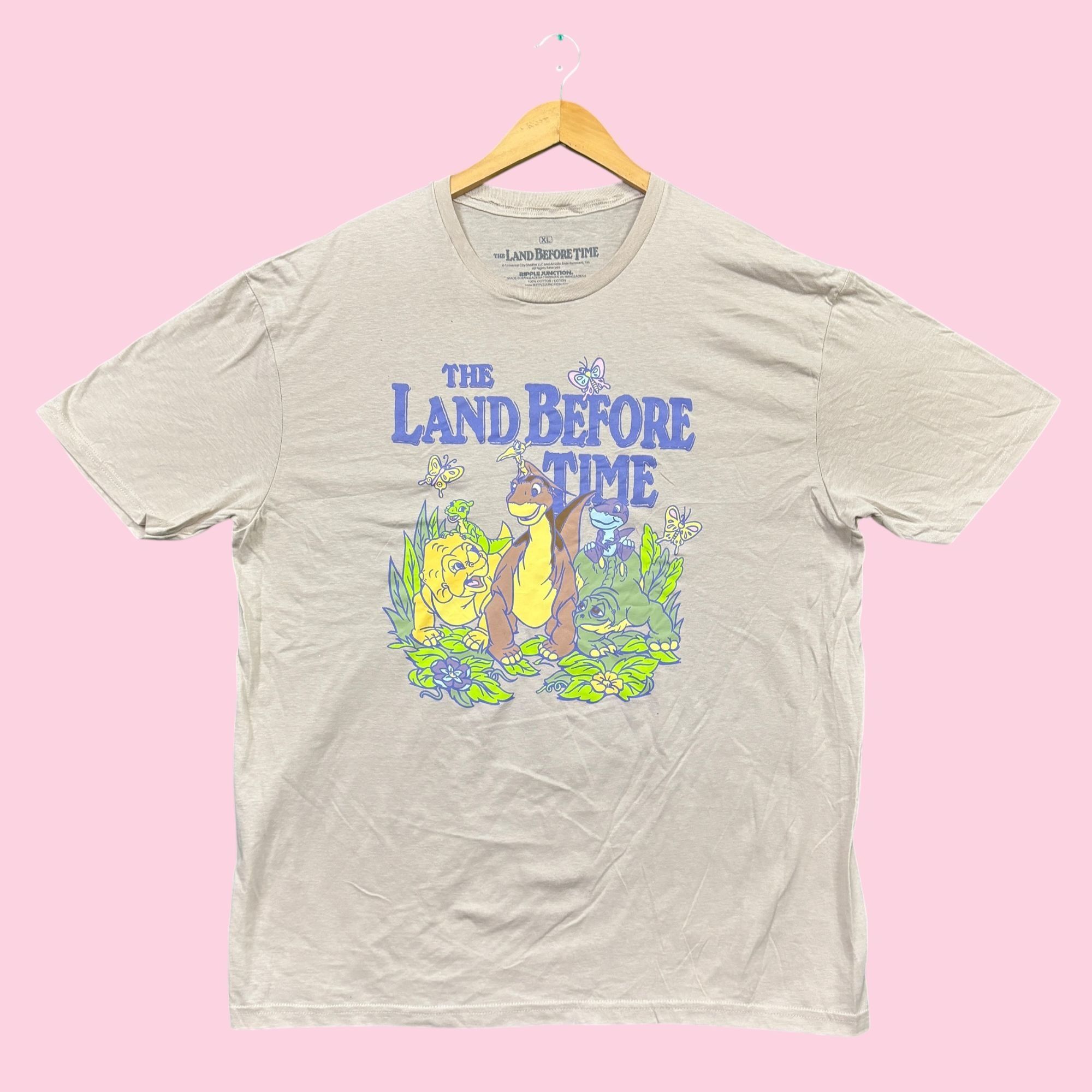 Universal Studios The Land Before Time Cartoon Movie Poster Tee XL Size US XL / EU 56 / 4 - 1 Thumbnail