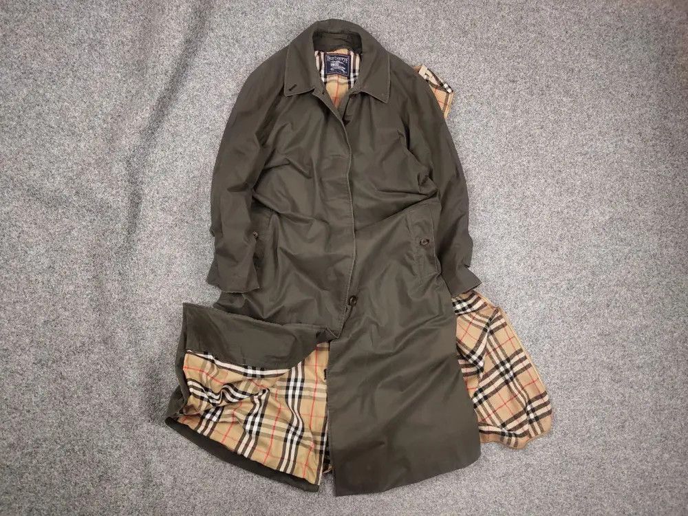 ジャケット・アウター Vintage Burberrys Trench Coat Nova Check Vintage 90's Burberry London nova check Trench Coat Jacket