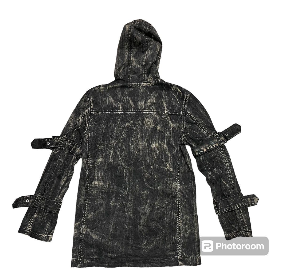 If Six Was Nine 1990s BERNING SHO DENIM JACKET BONDAGE RARE DESIGN Size US M / EU 48-50 / 2 - 2 Thumbnail