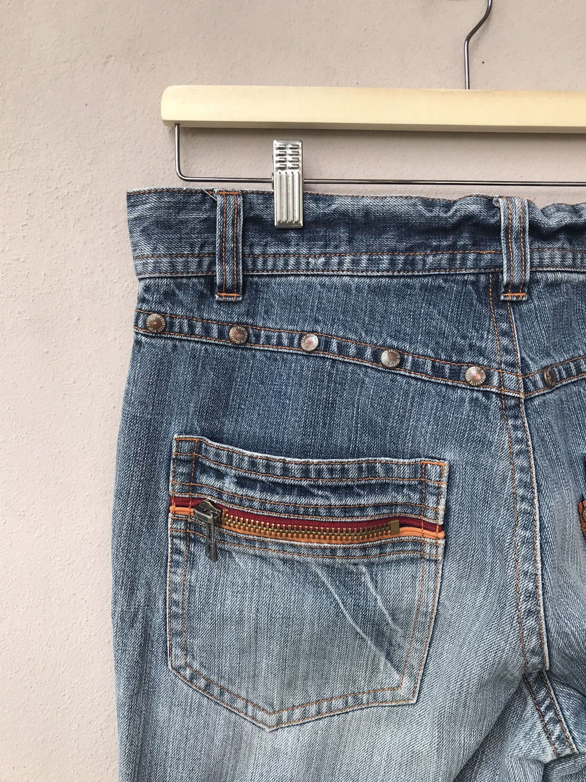 Vintage Vintage Distressed Japanese Brand Denim Pants Size US 33 - 8 Thumbnail