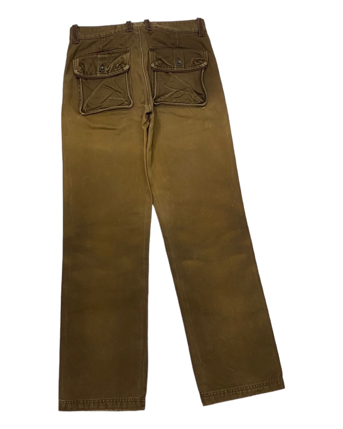 Gap 🔥GAP BROWN KHAKI FADED BROWN KANYE STYLE TROUSERS PANTS Size US 32 / EU 48 - 4 Thumbnail