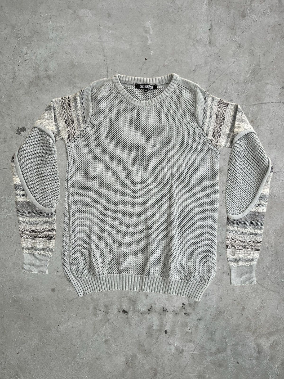 Raf Simons SS/06 Raf Simons Elbow Patch Sweater Size US M / EU 48-50 / 2 - 1 Thumbnail