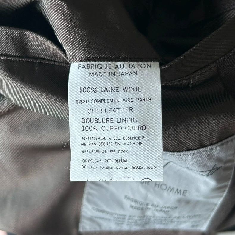 Yohji Yamamoto Yohji Yamamoto size m 91aw 6.1 Sheepskin Collar Dark Green Size 36R - 6 Thumbnail