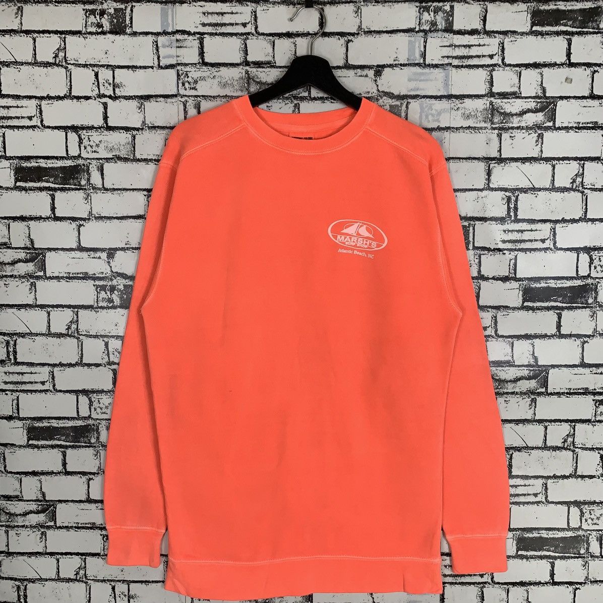Vintage Vintage Marsh Atlantic Beach BC Sweatshirt Size US S / EU 44-46 / 1 - 1 Thumbnail