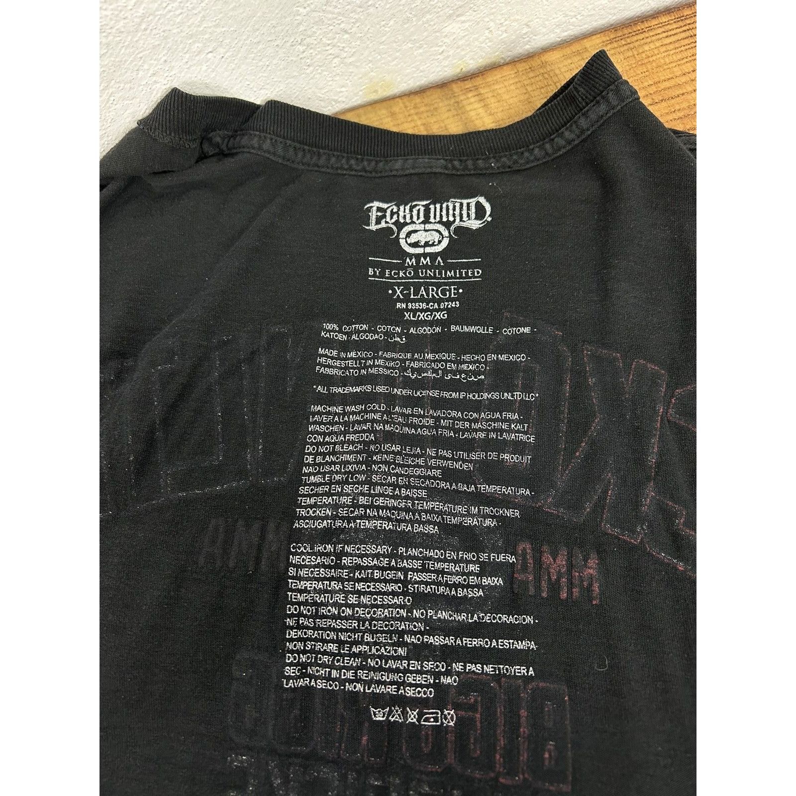 Ecko Unltd. 00s Vintage Ecko Unltd Johnny Bigg Rigg Hendricks MMA Tee Size US XL / EU 56 / 4 - 6 Thumbnail
