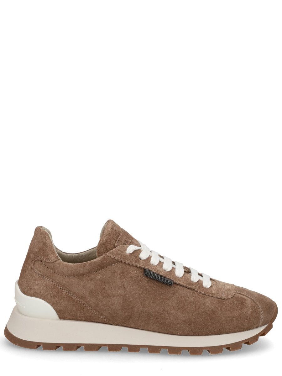Brunello Cucinelli BRUNELLO CUCINELLI SUEDE SNEAKER - BROWN (IT 41) Size US 11 / IT 41 - 1 Thumbnail