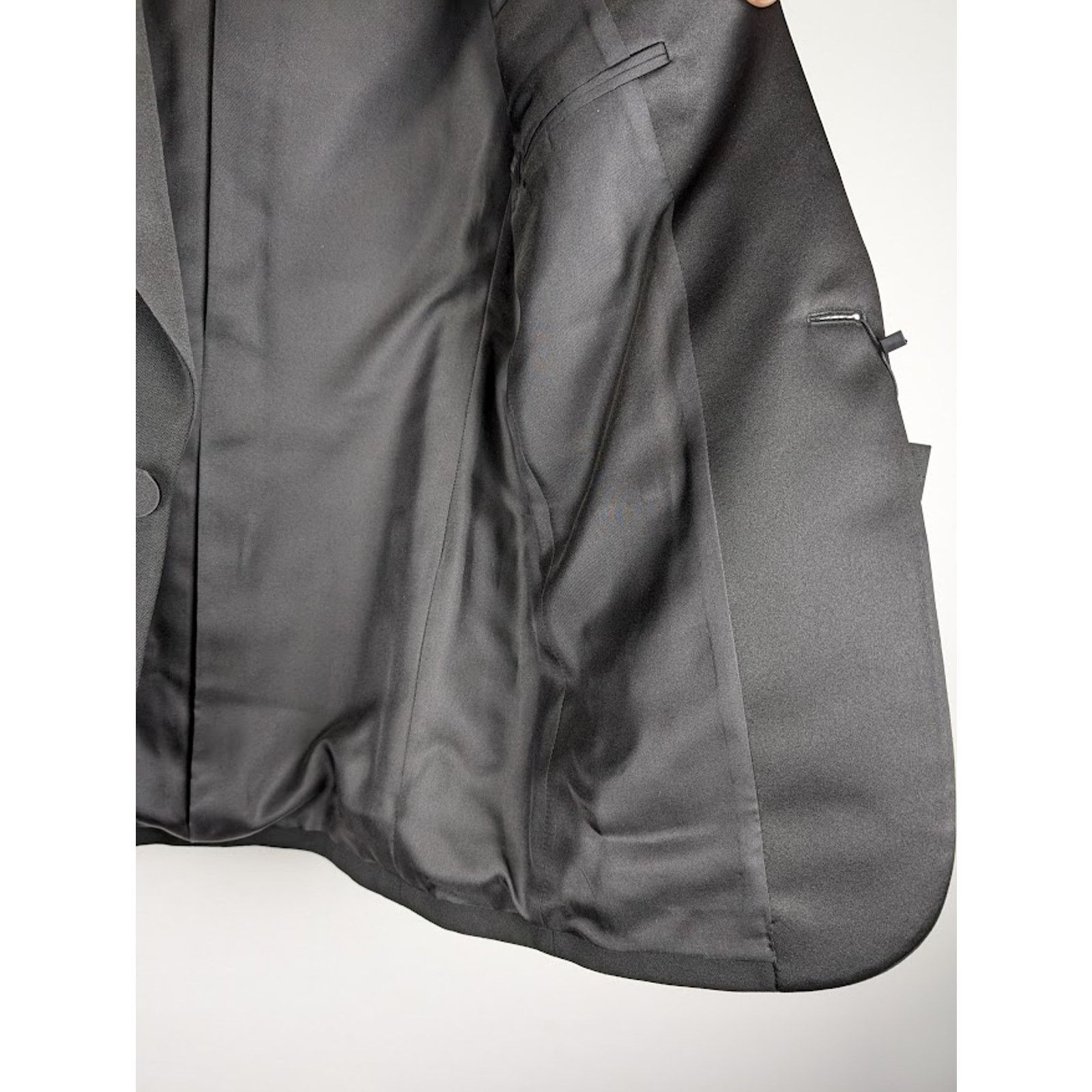 Saint Laurent Paris o1rshd1 Grain De Poudre De Leger Armure Jacket in Black Size US L / EU 52-54 / 3 - 10 Thumbnail