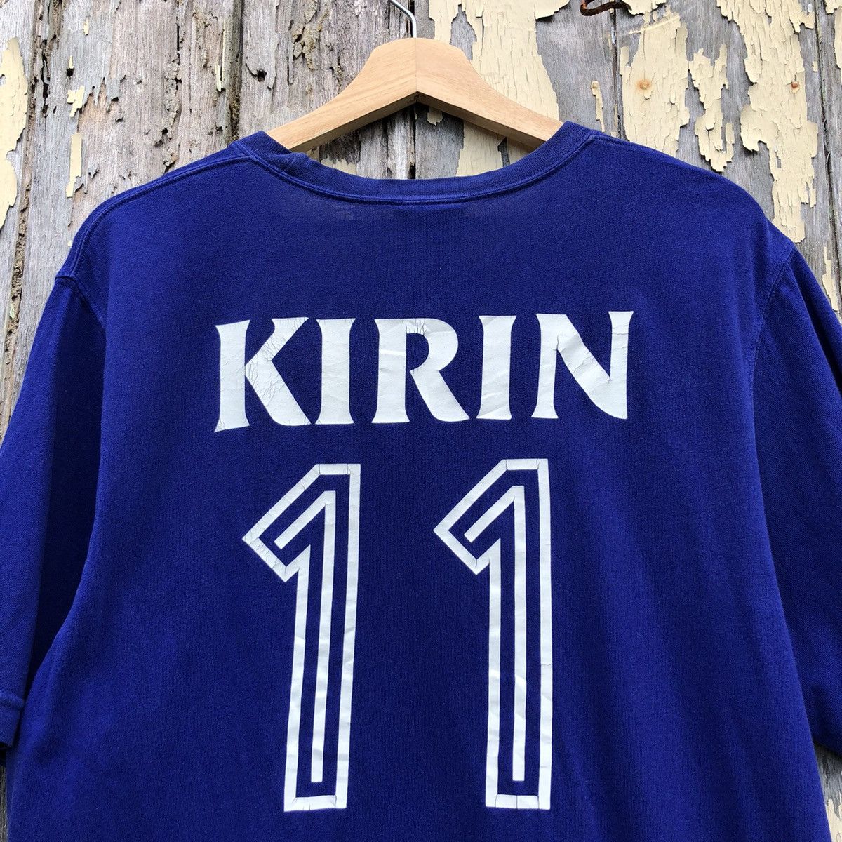 Vintage Vintage y2k Sunfaded Adidas Kirin Tshirt Size US L / EU 52-54 / 3 - 12 Thumbnail