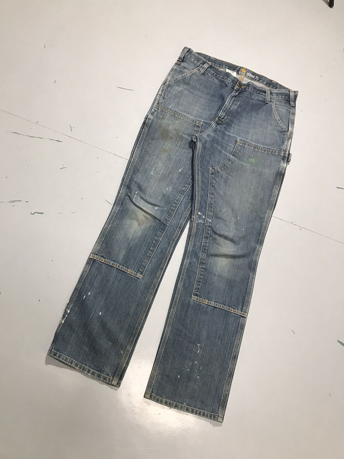 Carhartt Vintage Carhartt double knee painted denim Size US 38 / EU 54 - 3 Thumbnail