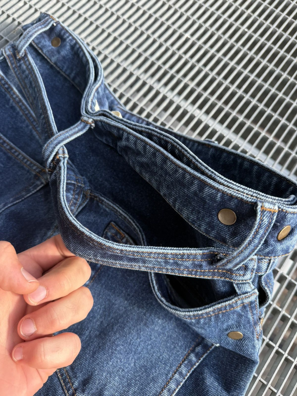 Y/Project Y/Project Peep Show Stone Washed Denim Unisex Jeans Size US 30 / EU 46 - 6 Thumbnail