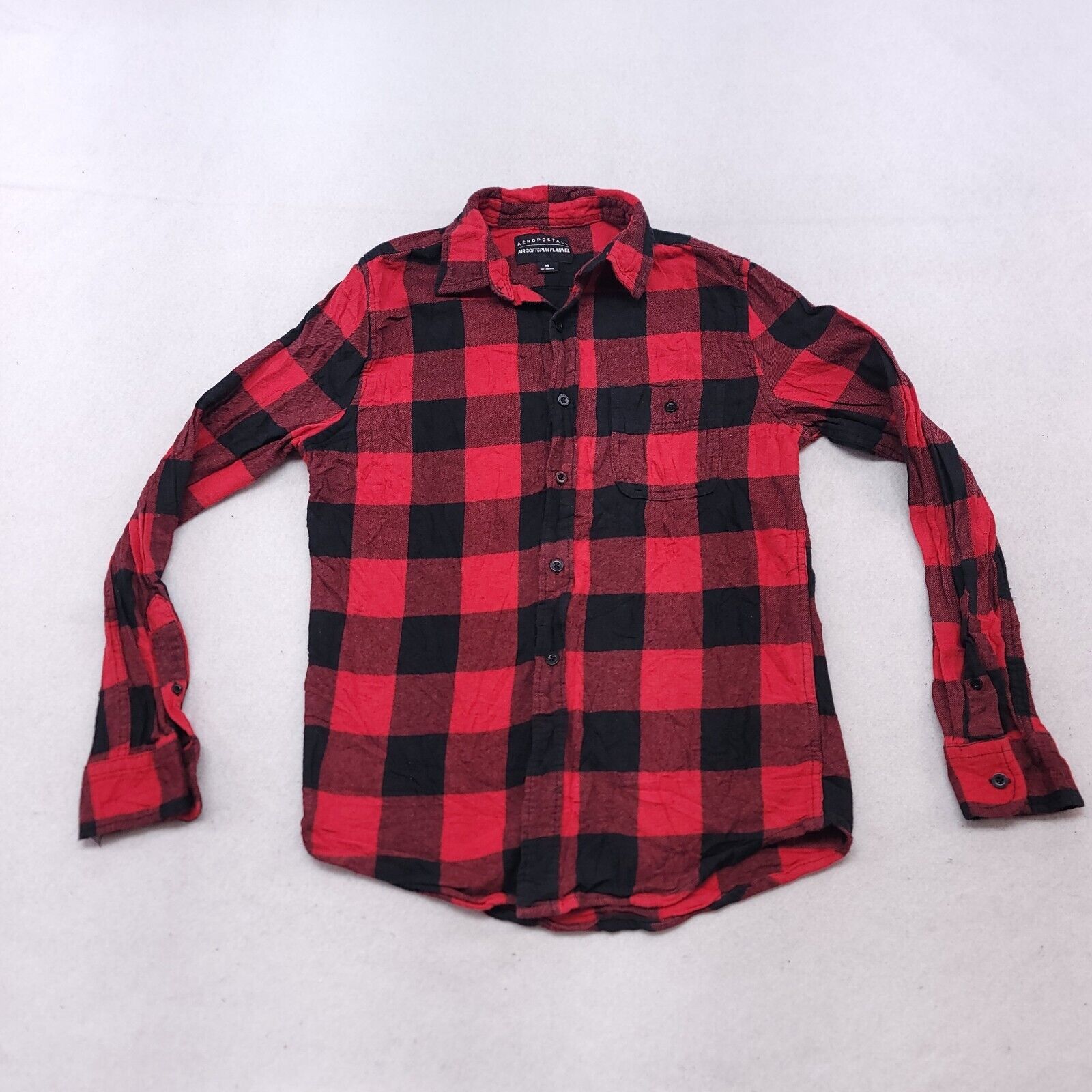 Aeropostale Aeropostale Buffalo Check Flannel Shirt Womens Size XS Red Size XS / US 0-2 / IT 36-38 - 2 Thumbnail