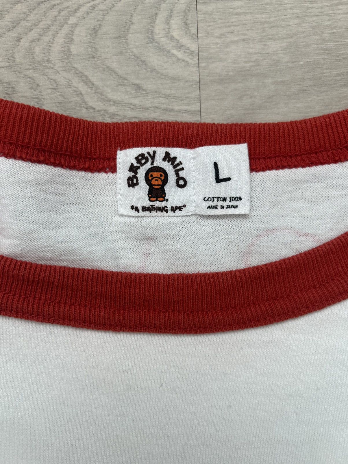 Bape × Kaws 2006 Bape x Kaws Ringer Long Sleeve Tee Size US L / EU 52-54 / 3 - 3 Thumbnail