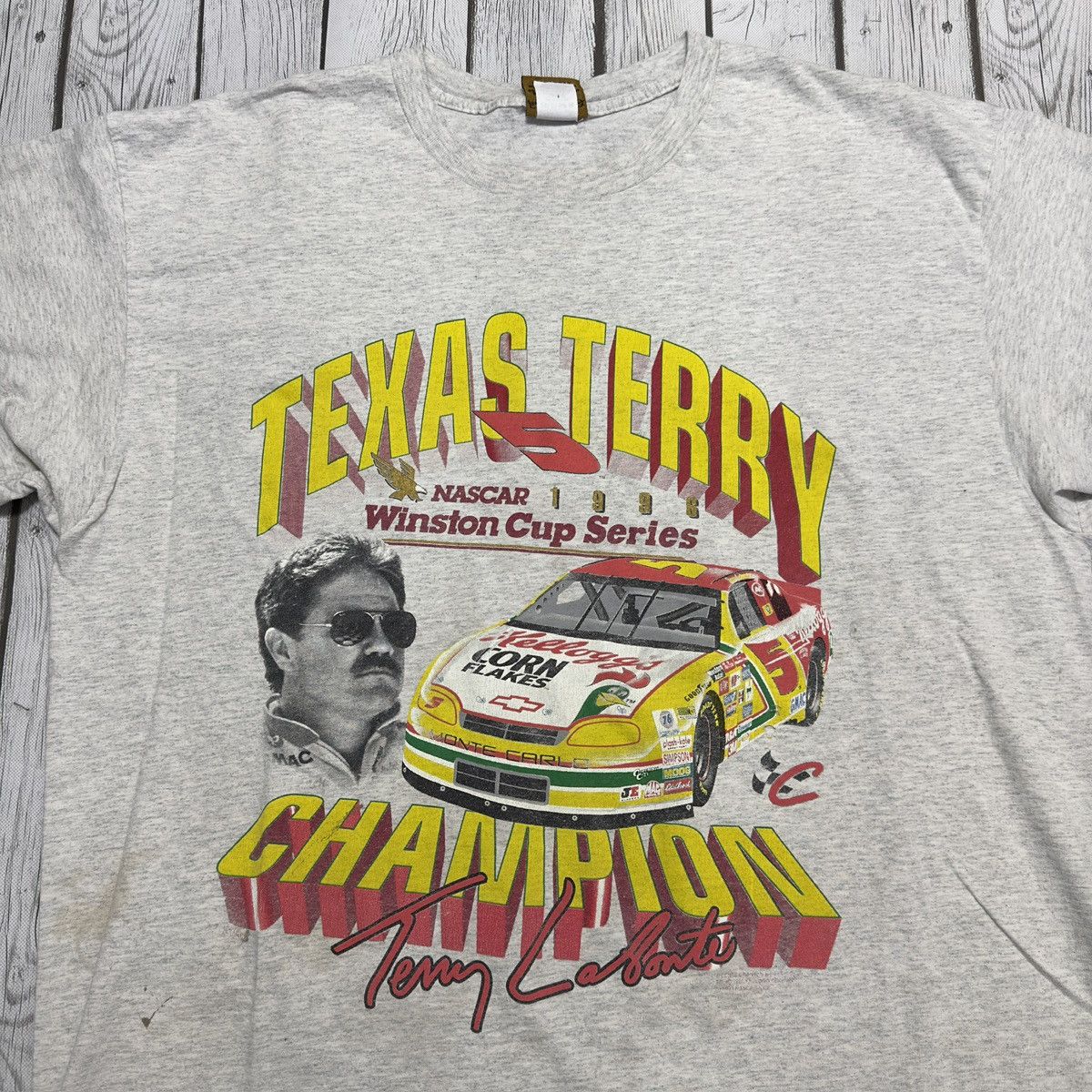 NASCAR × Nutmeg × Vintage Vintage NASCAR Terry Labonte Kellogg’s 1996 Champion tee Size US XXL / EU 58 / 5 - 3 Thumbnail