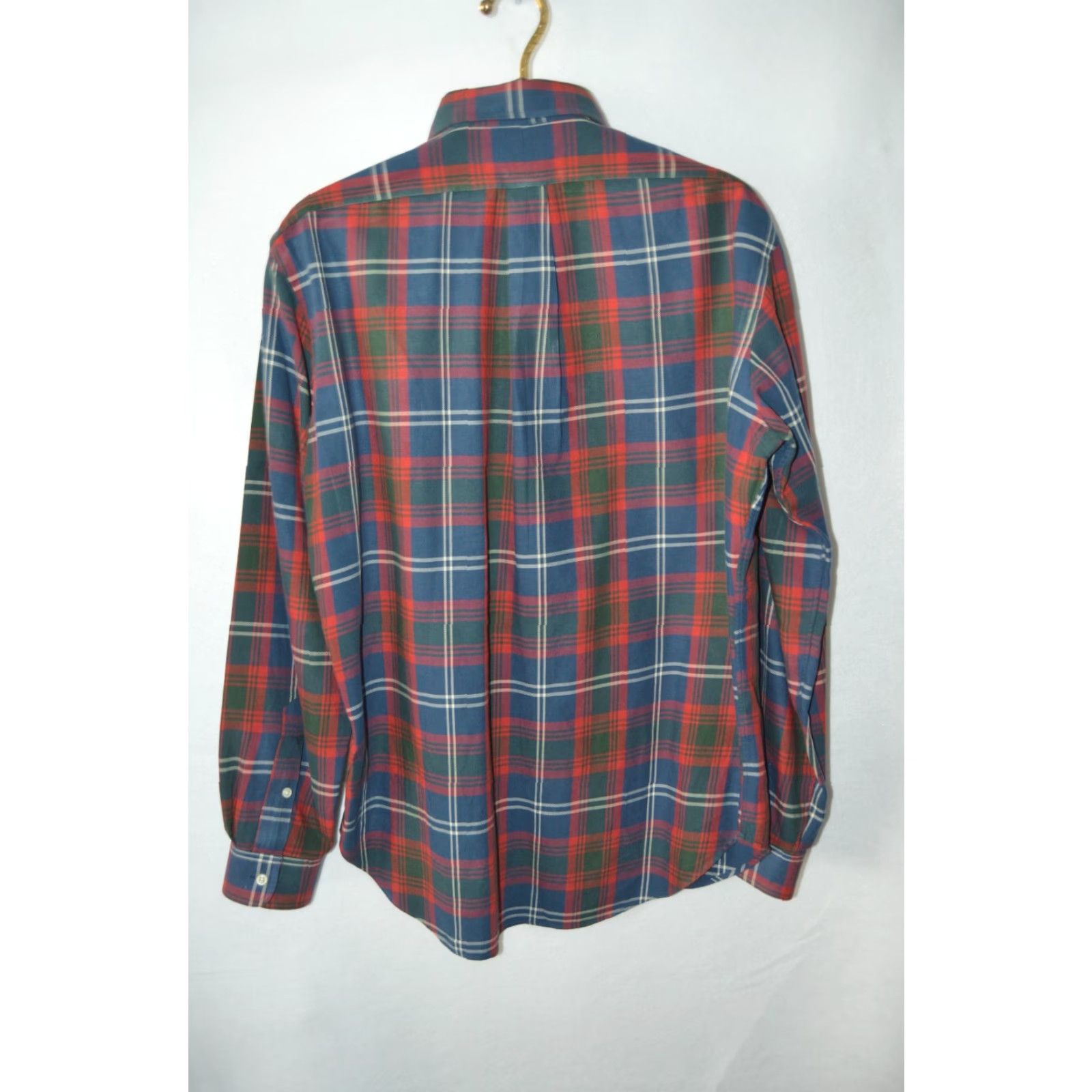 Polo Ralph Lauren VINTAGE Polo Ralph Lauren Shirt L Long Sleeve Classic Fit Flannel Red Plaid Cotton Button-Down Collar Embroidered Polo Pony Mens Size L Size US L / EU 52-54 / 3 - 2 Thumbnail
