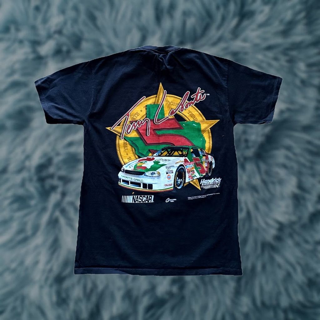 Chase Authentics VINTAGE Chase Authentics Nascar Tee Shirt Mens 90s Black Size M Racing Logo Graphic Print Size US M / EU 48-50 / 2 - 1 Thumbnail