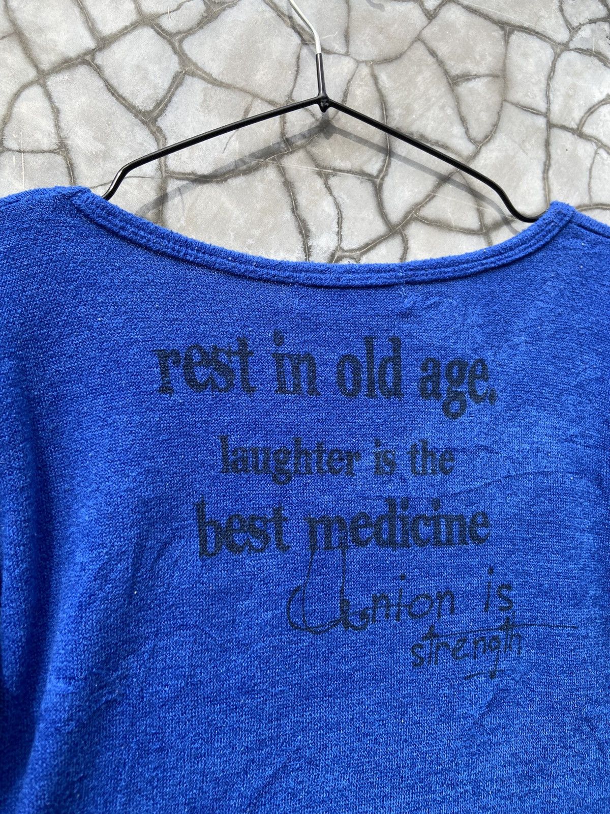 If Six Was Nine Y2K 00s Knick Knack British Punk Poem Grunge Rock Ls Size US M / EU 48-50 / 2 - 12 Thumbnail