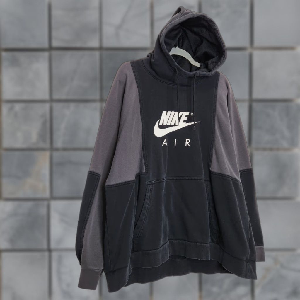 Nike Nike y2K Hoodie Sweatshirt Oversized XXL Get Over Heights Spellout Logo Shirt Unisex Adults Pullover Hoodie Black 2XL Vintage Men Women Size US XXL / EU 58 / 5 - 1 Thumbnail
