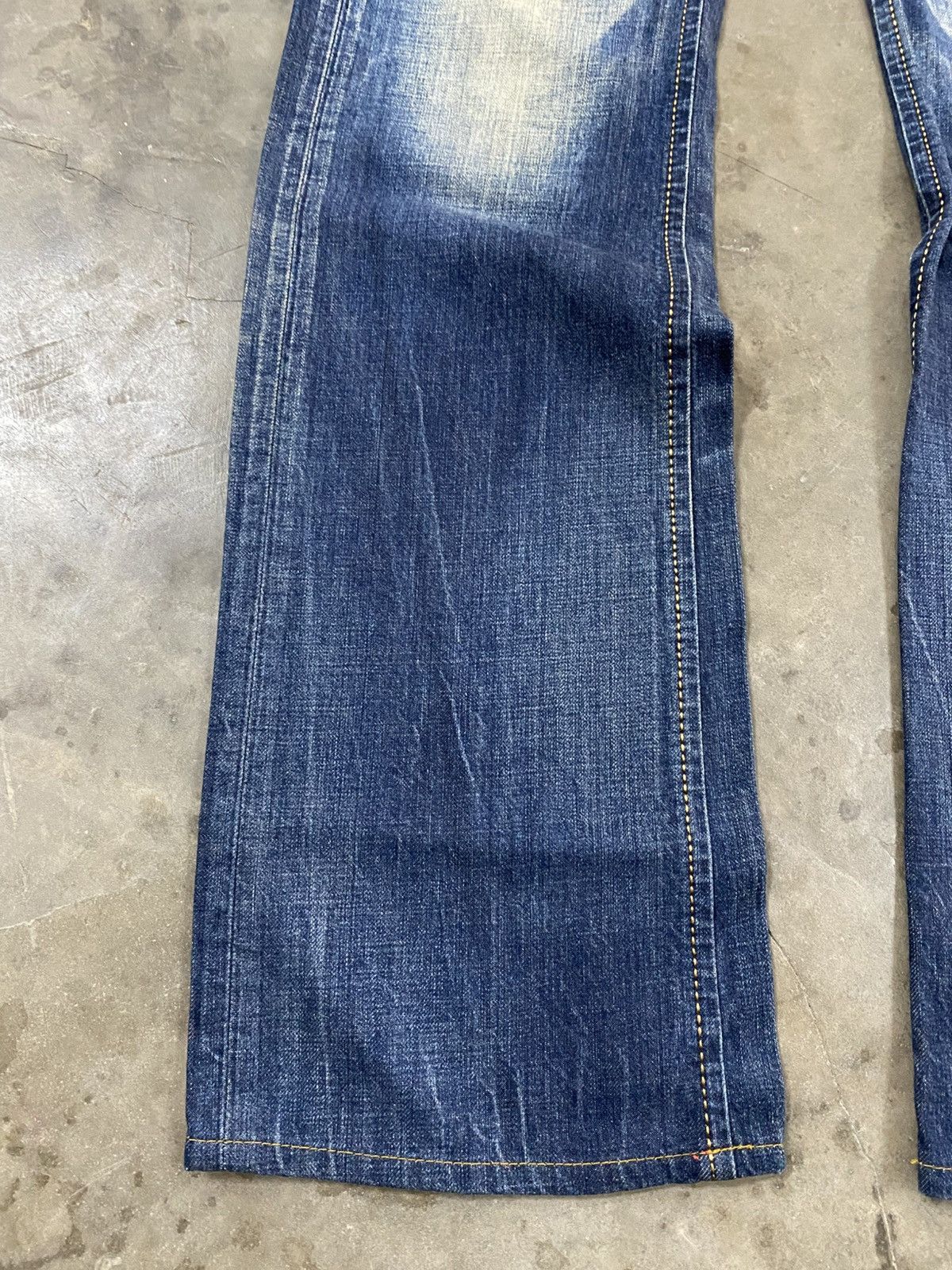 Tornado Mart Flare Jeans Japanese Edwin BTL515 Low Rise @302 Size US 28 / EU 44 - 9 Thumbnail