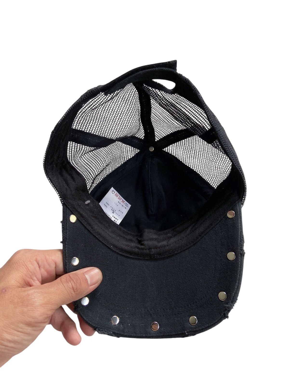 Japanese Brand JAPANESE BA-TSU STUDIO FOR BOYS PUNK DISTRESSED CAP Size ONE SIZE - 9 Thumbnail