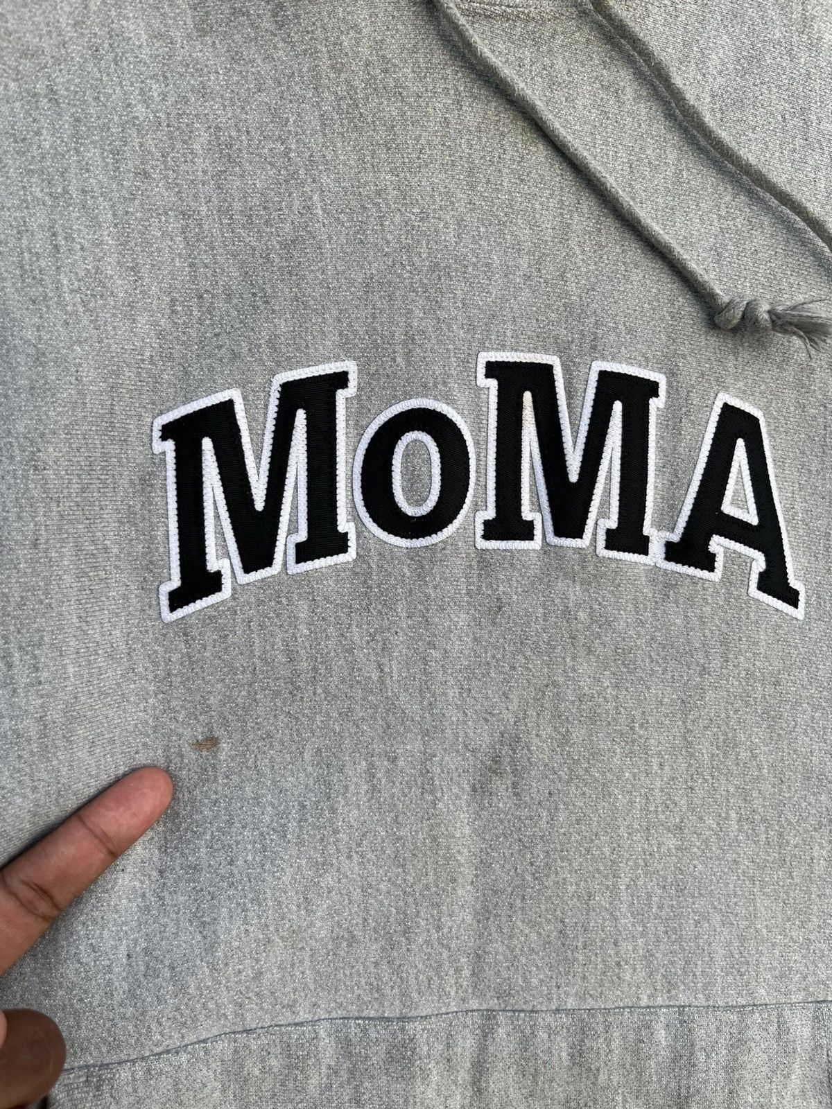 MoMA MoMA Champion Grey Hoodie L Size US L / EU 52-54 / 3 - 2 Thumbnail