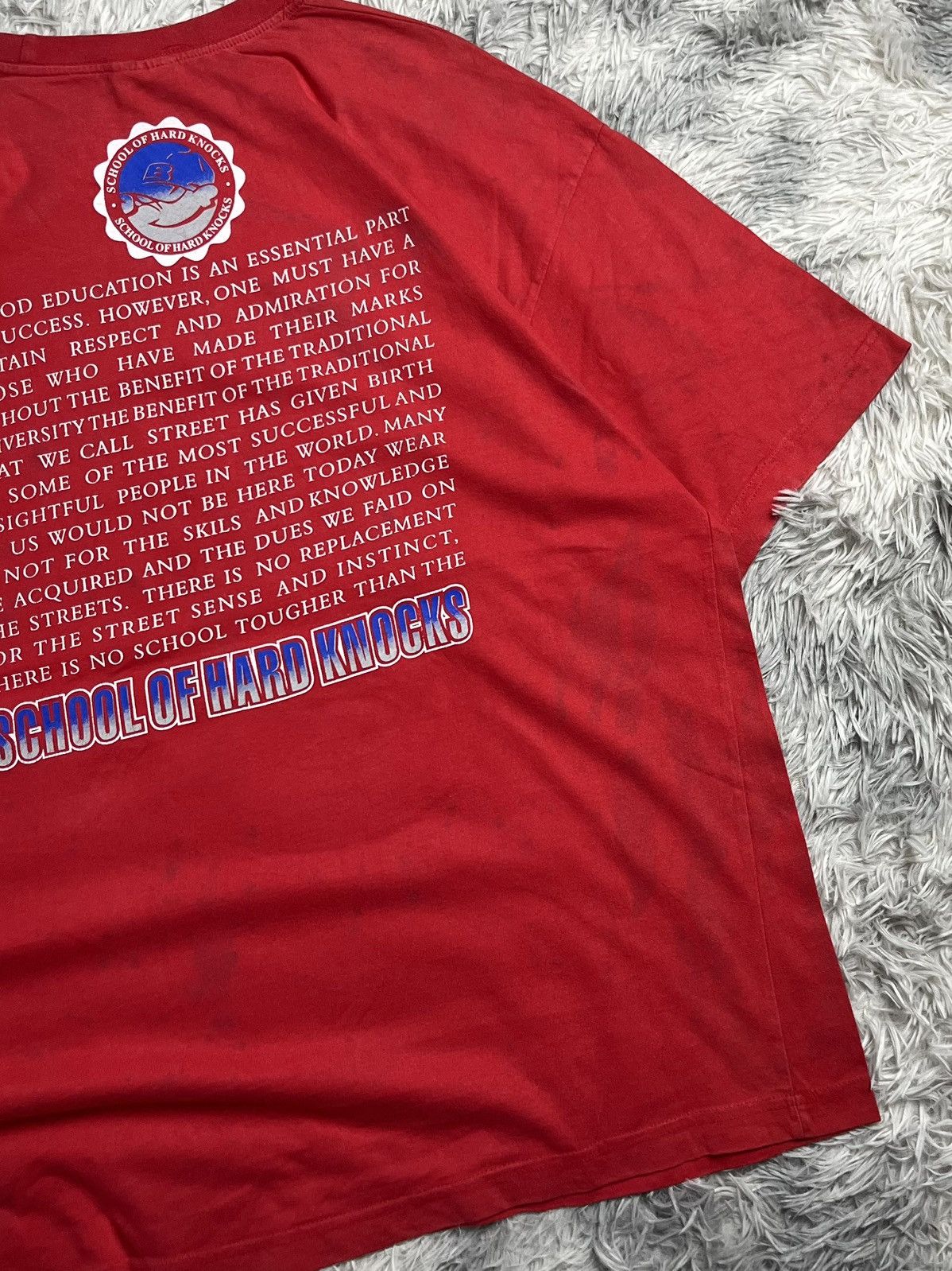 Southpole Vintage sohk school of hard knocks T-shirt Size US XL / EU 56 / 4 - 10 Thumbnail