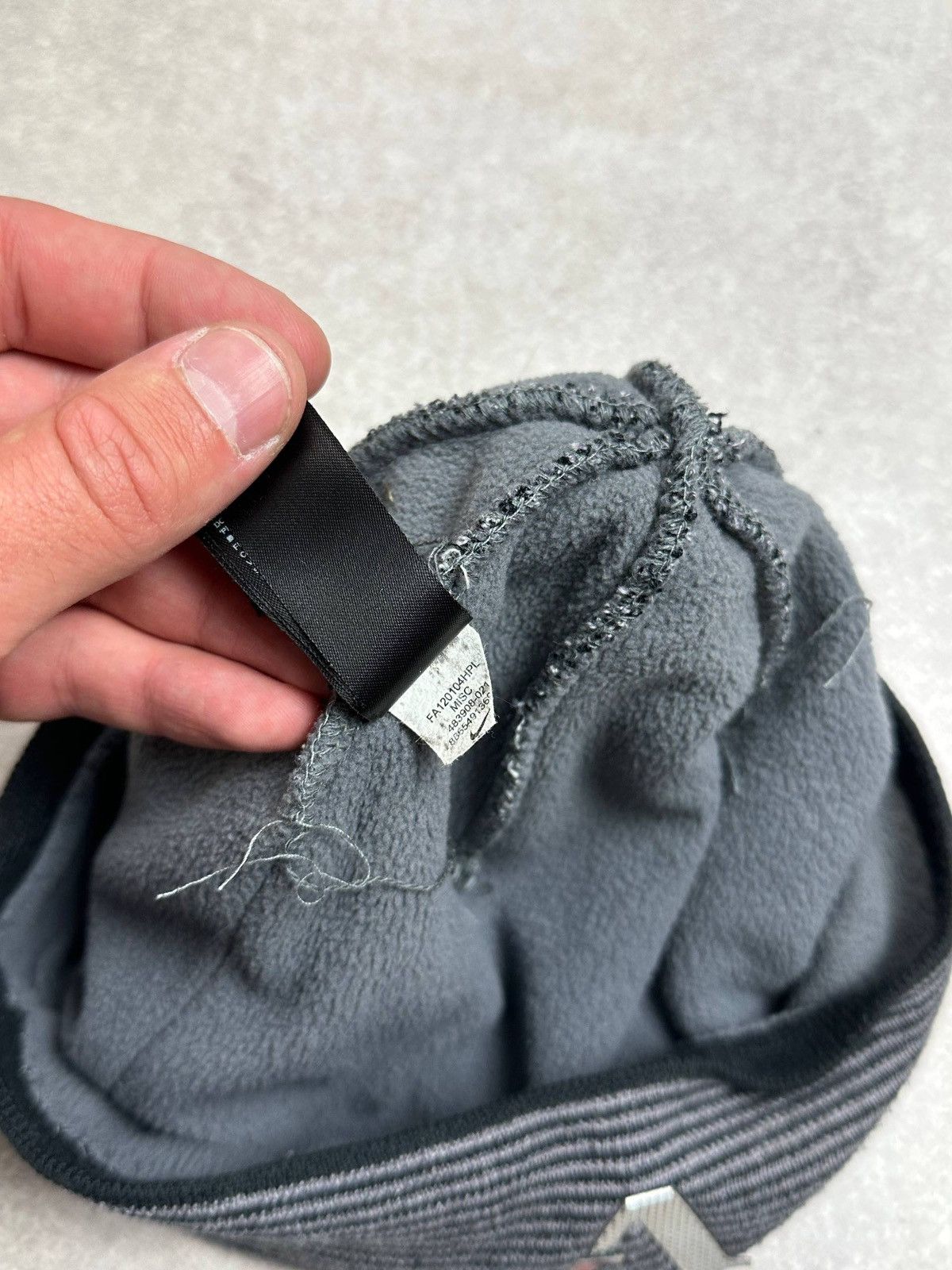 Nike Vintage Nike Swoosh Beanie Hat Rare Os Size ONE SIZE - 6 Thumbnail