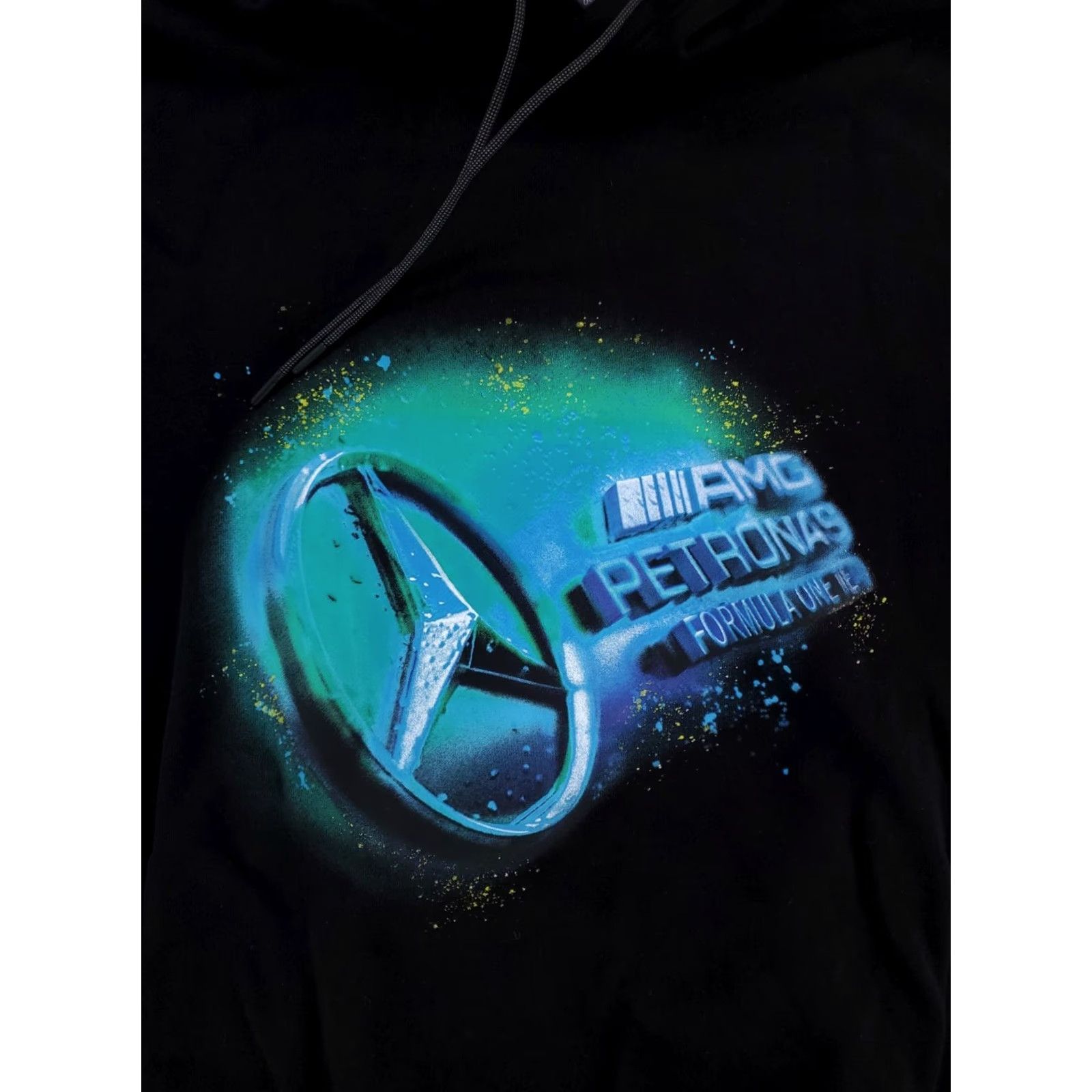 Puma PUMA Hoodie Mercedes AMG Petronas Formula One Black Mens S Size US S / EU 44-46 / 1 - 2 Thumbnail