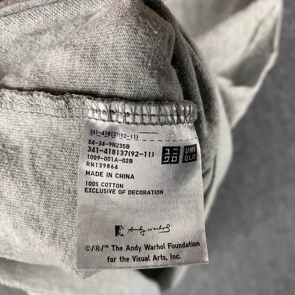 Uniqlo SPRZNY Uniqlo T-Shirt Men's Large Andy Worhol Short Sleeve L Size US L / EU 52-54 / 3 - 6 Thumbnail