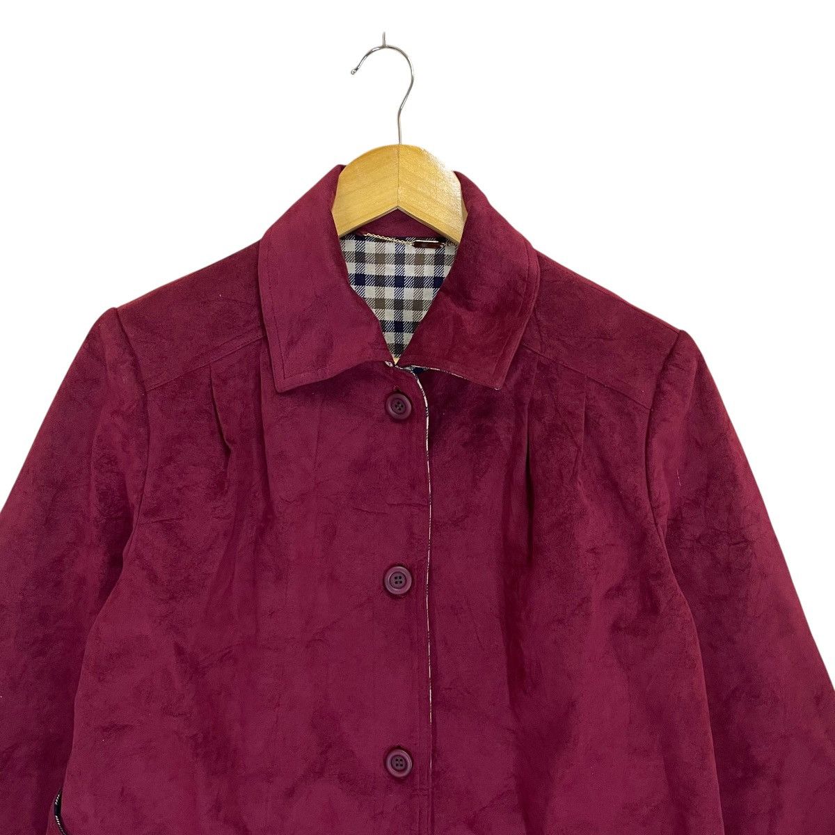 Leather Vestire Pret A Porter Suede Leather Coat Jacket Size US M / EU 48-50 / 2 - 4 Thumbnail
