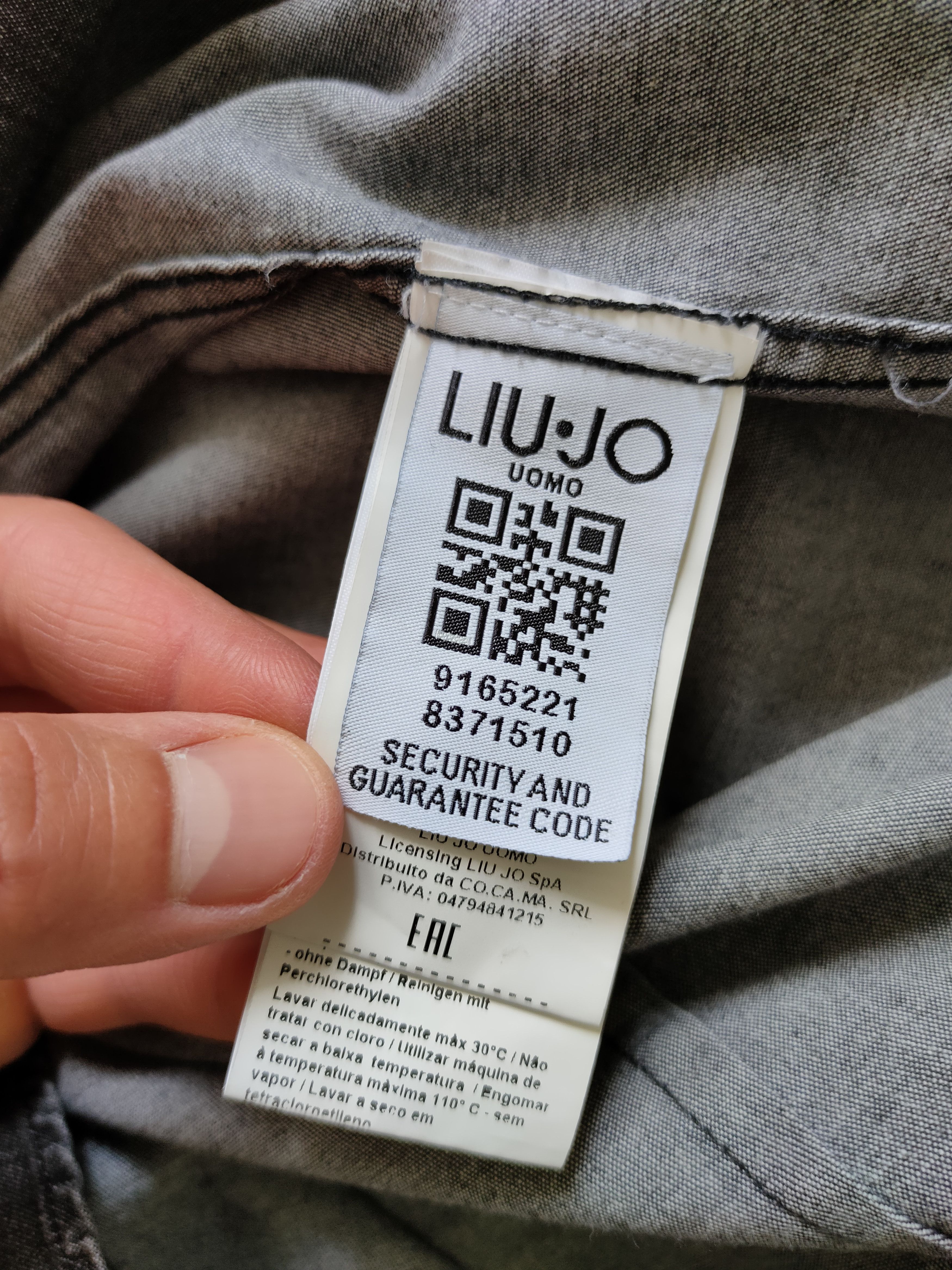 Liu Jo Liu Jo Uomo Shirt Italian Designer Shirt Size US S / EU 44-46 / 1 - 7 Thumbnail