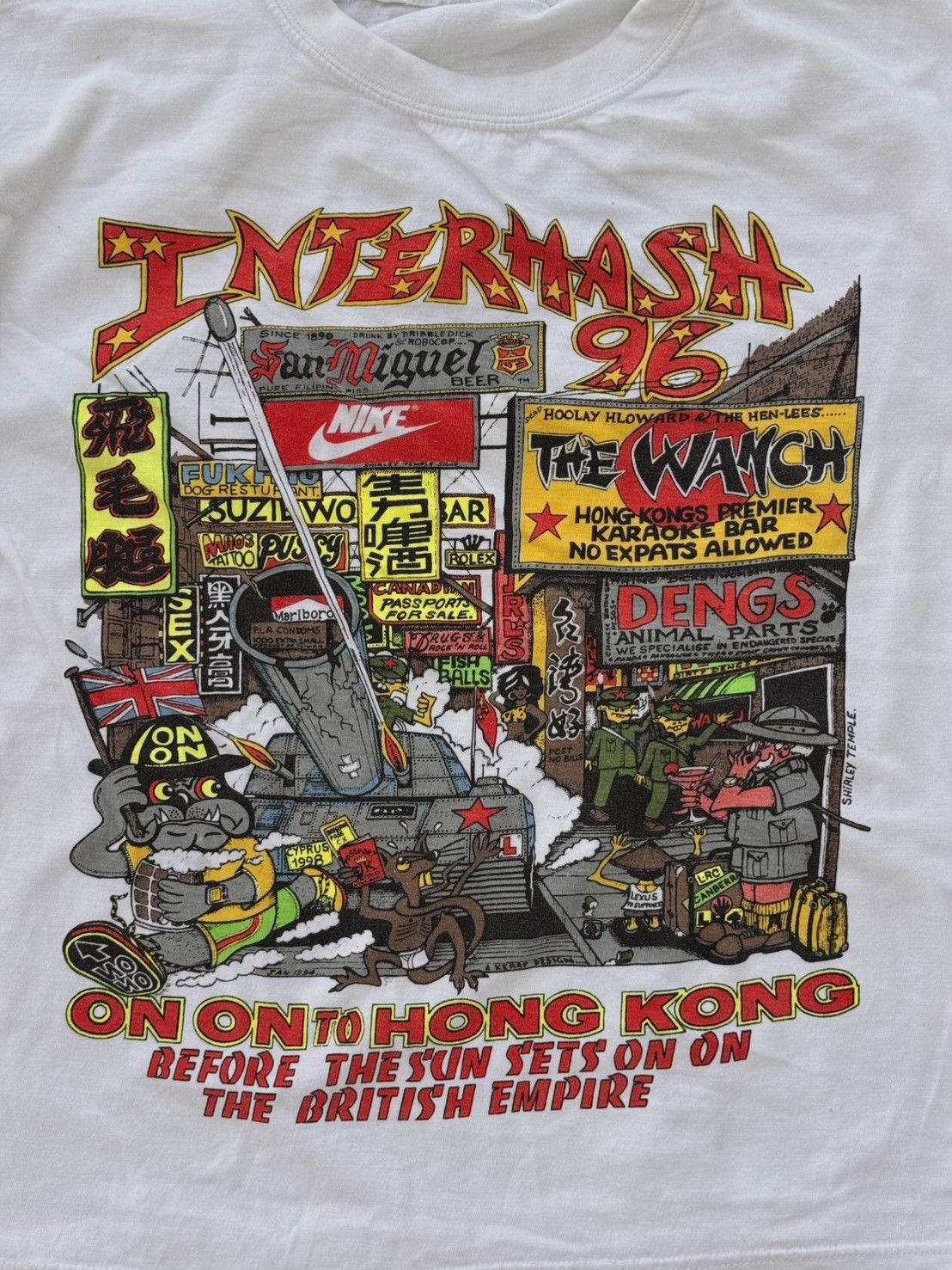 Nike Vintage Nike "Interhash 1996" T-shirt Size US L / EU 52-54 / 3 - 3 Thumbnail